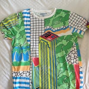 Jack & Jones White and Green Graphic Tee